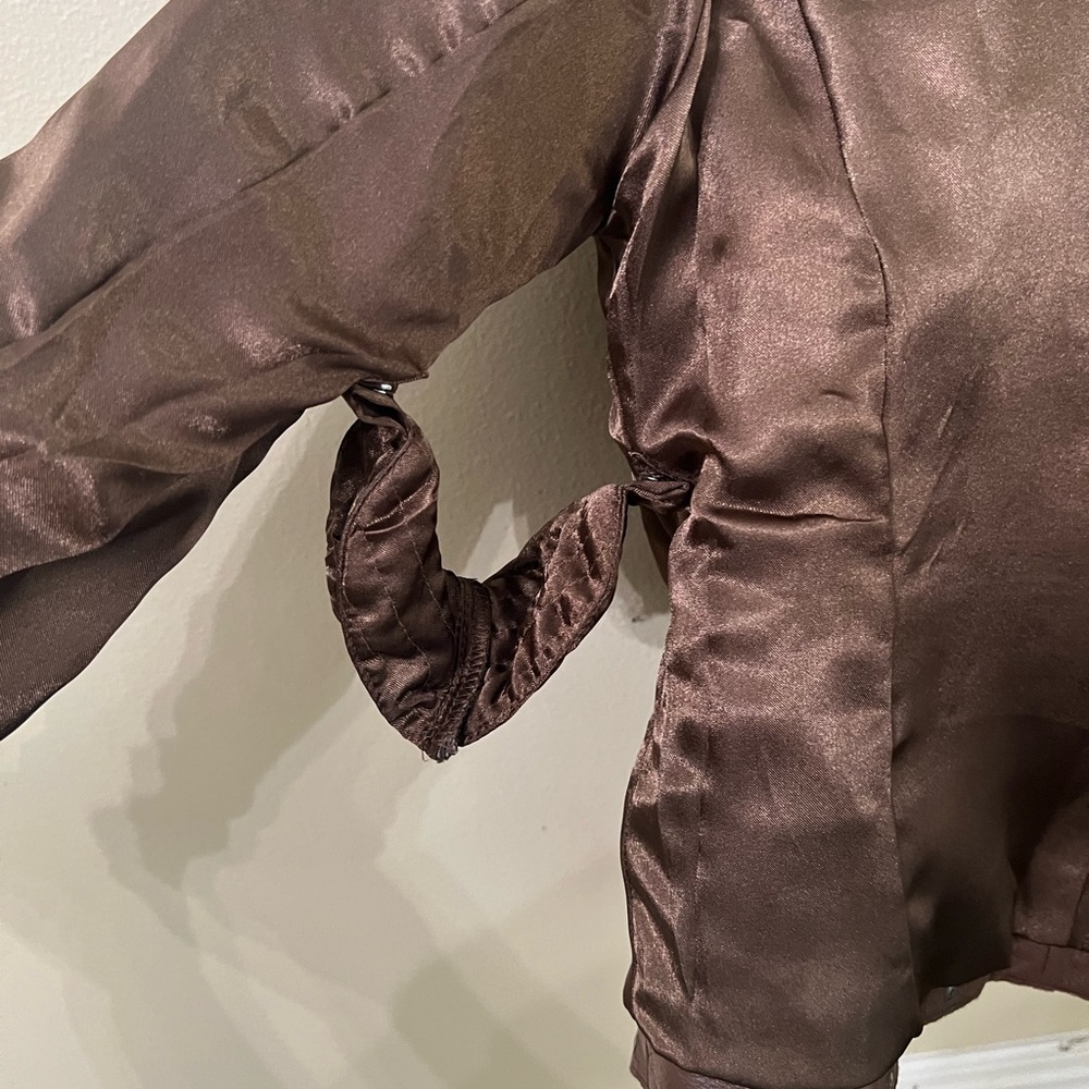 Pamela McCoy Brown Leather Jacket - Picture 10 of 15